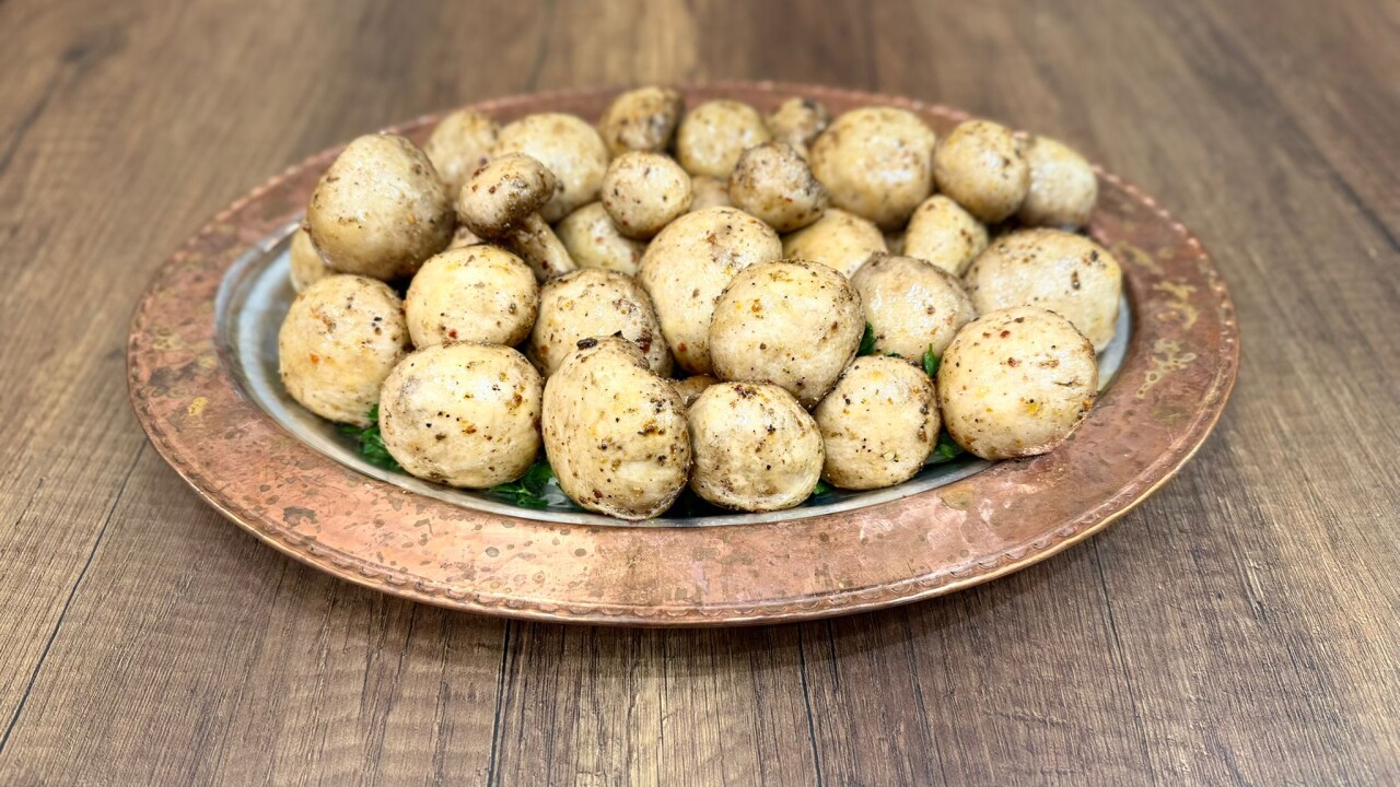 فطر متبل ني للشوي